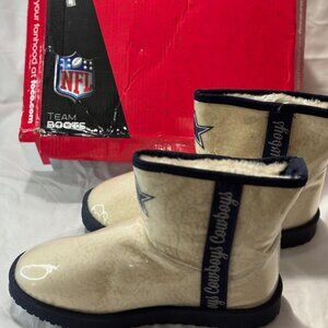 FOCO NFL Dallas Cowboy Rain/Snow Boots  Women Size 9  New in Box